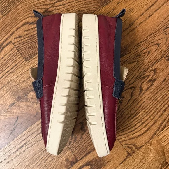 Vionic Uptown Loafer Leather Cherry Jubilee Multicolor Size 8 Packable Like New - Picture 6 of 13